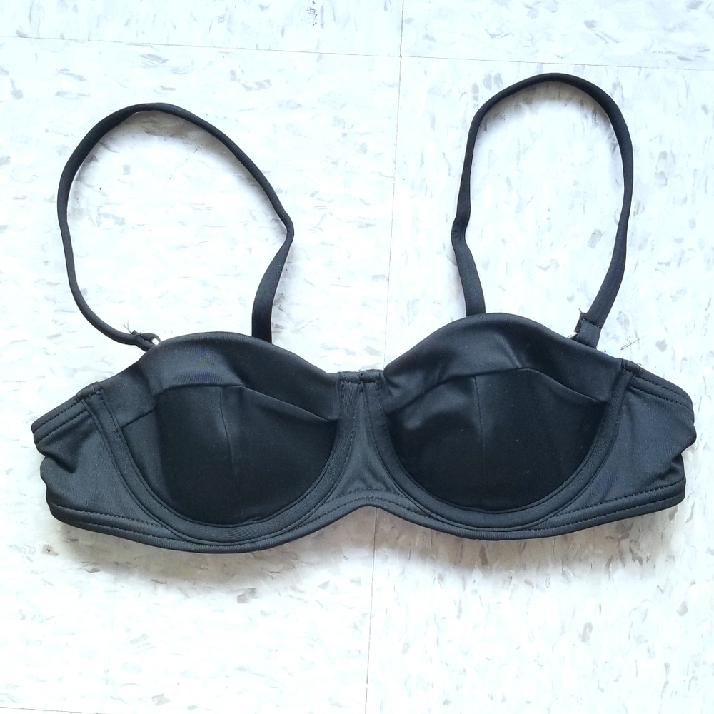 Land's End Black Bikini Top
